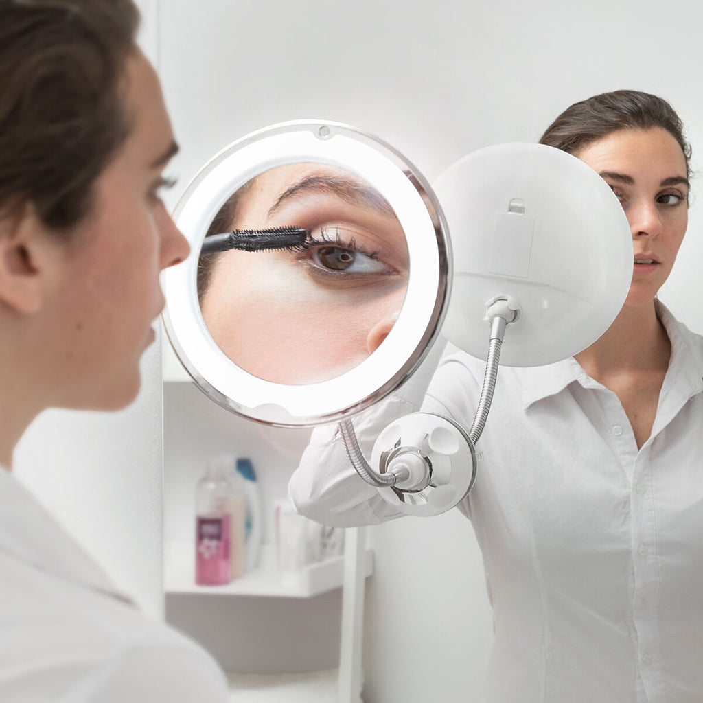 Miroir grossissant LED à bras flexible – vue 5