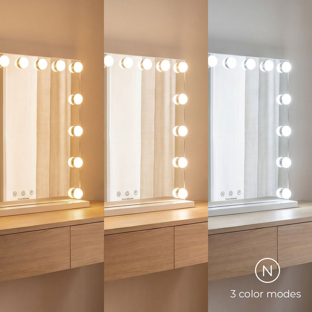 Miroir Hollywood Glimma 15 LED – vue 4